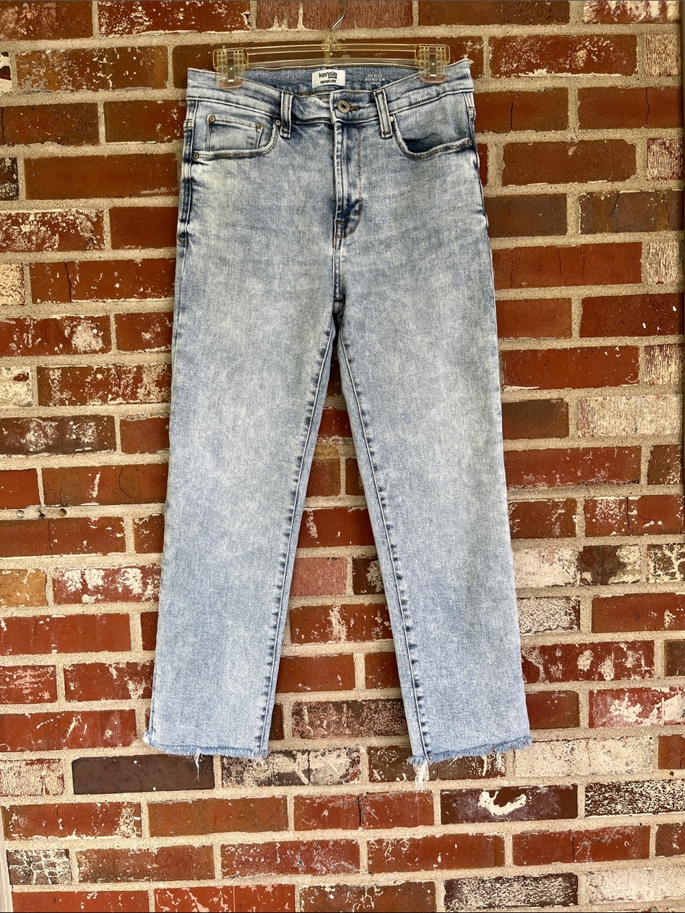 Kensie Jeans "The Allie" High Rise Slim Straight Size 8/29